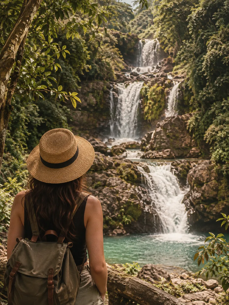Vista su Tamarind Falls / 7 Cascades